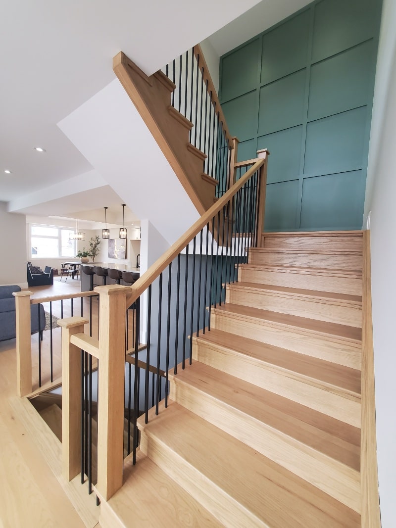 Custom stairs of a house