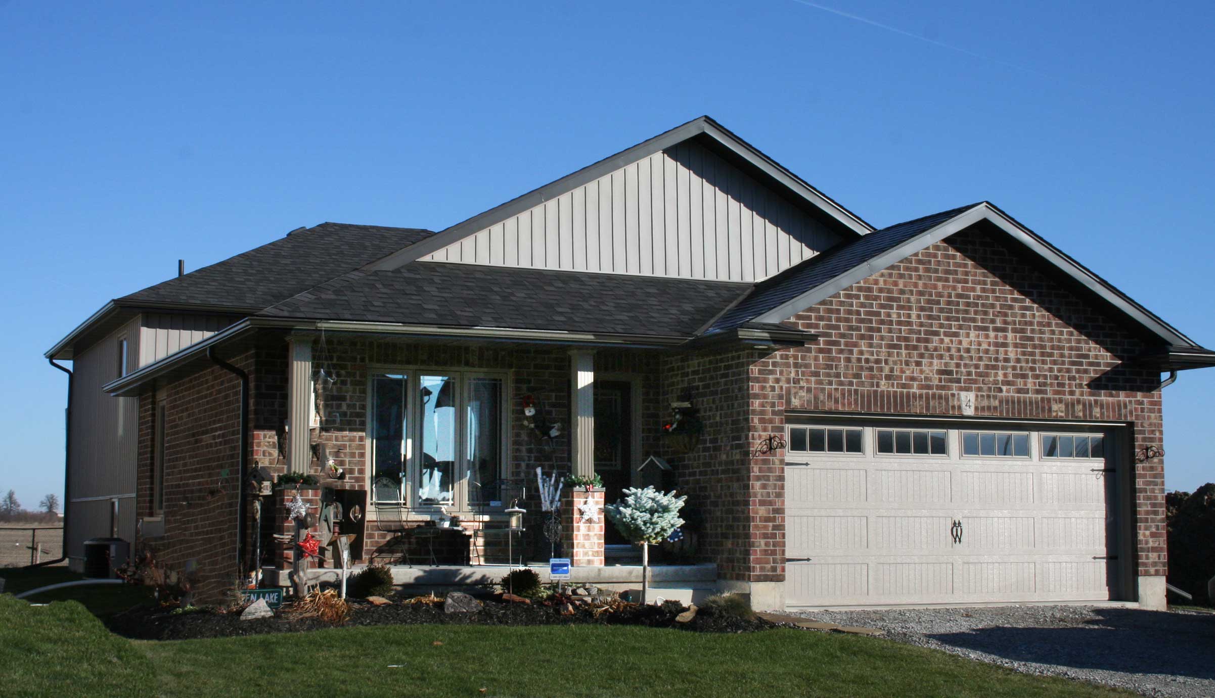 Custom built home example