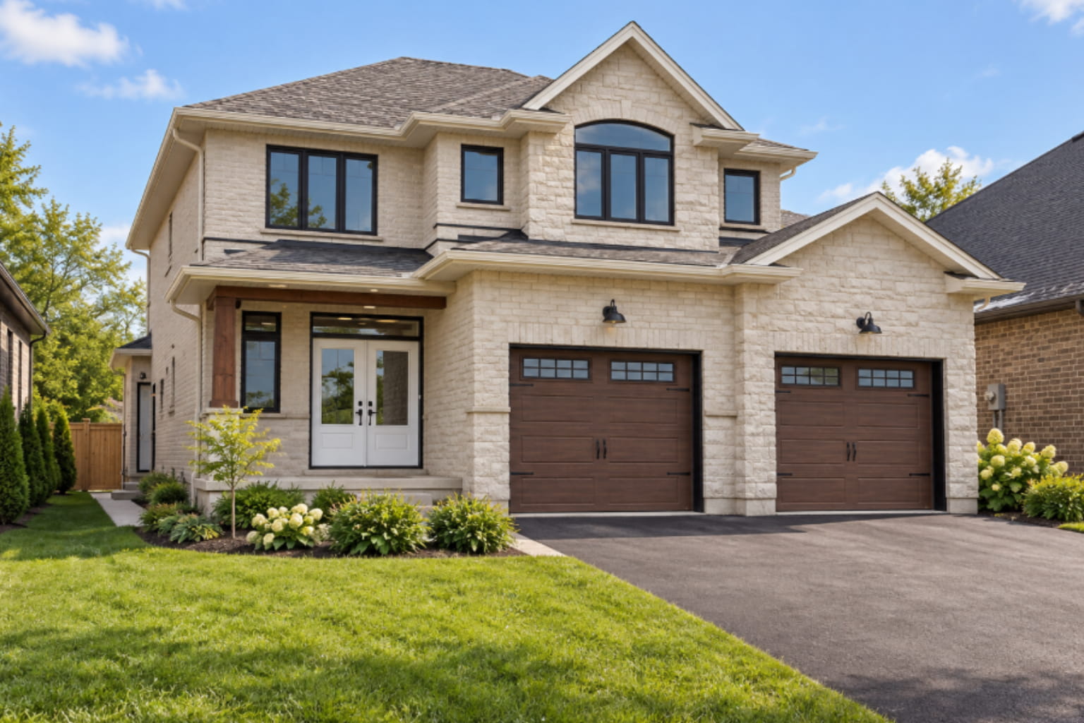 Custom home designed with a private rental entrance